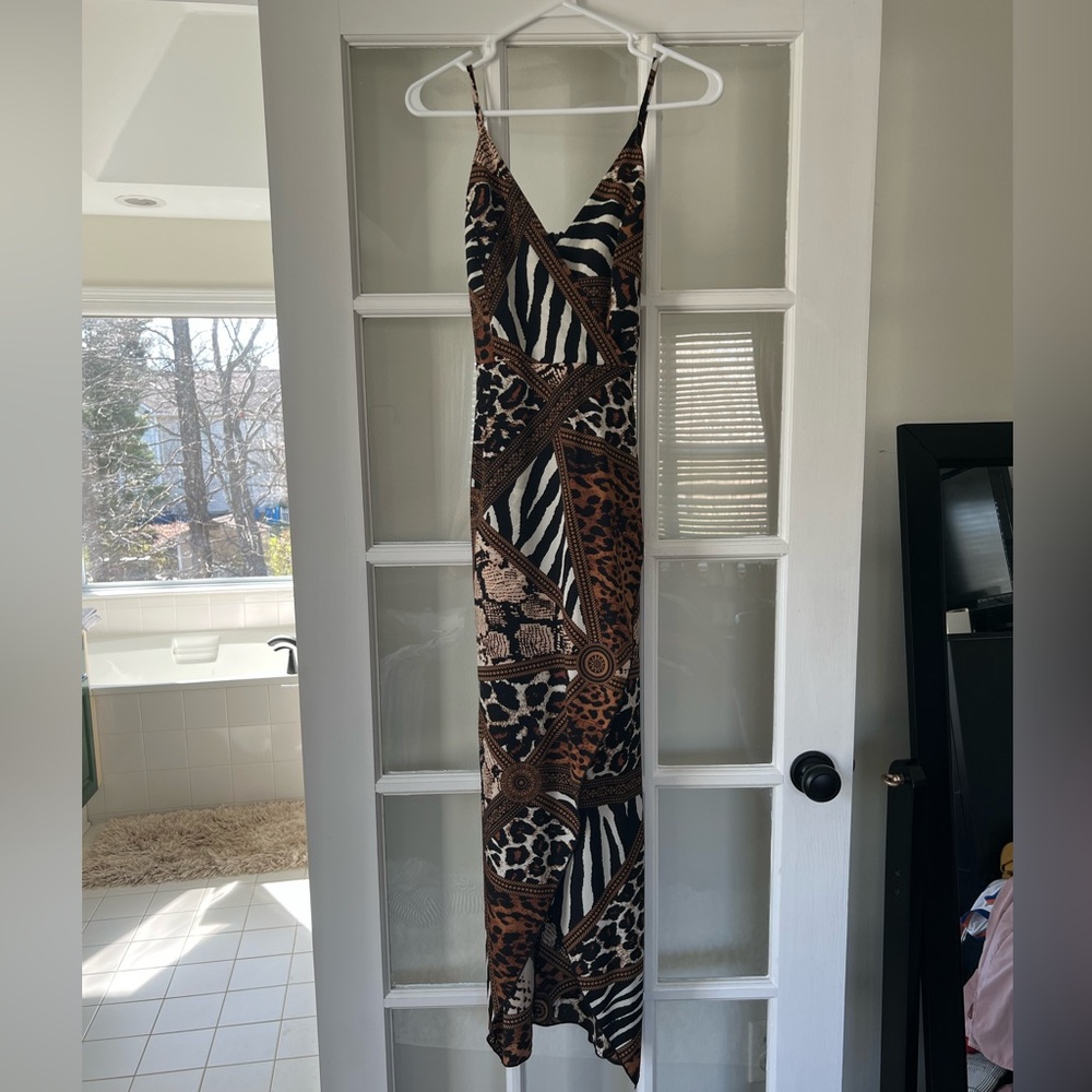 Leopard/Zebra print dress!
